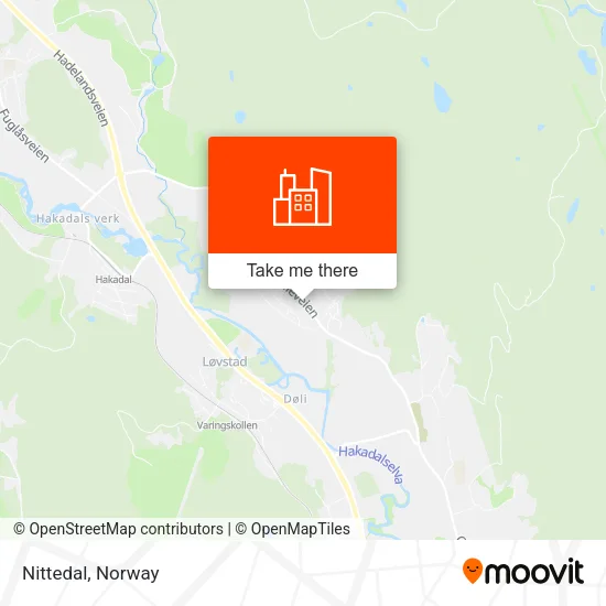 Nittedal map
