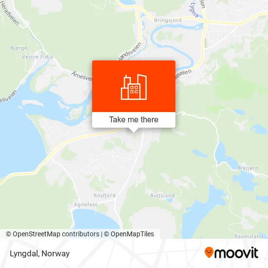 Lyngdal map