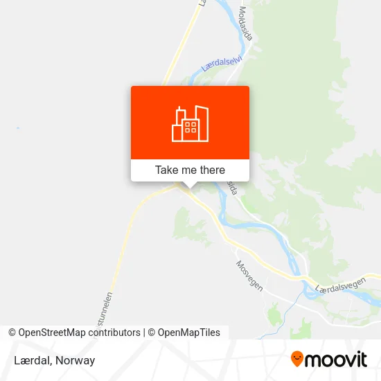 Lærdal map