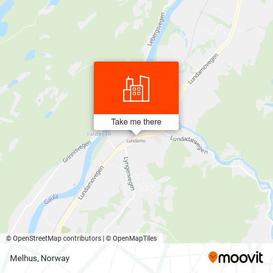 Melhus map