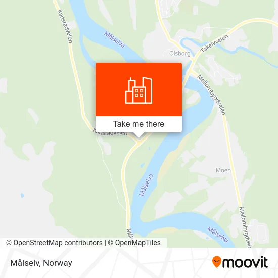Målselv map
