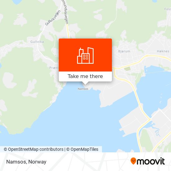 Namsos map