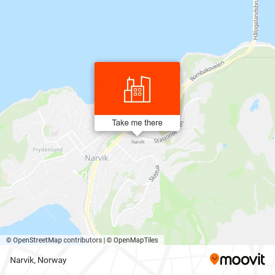 Narvik map