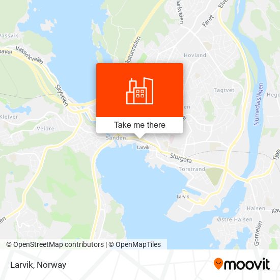 Larvik map