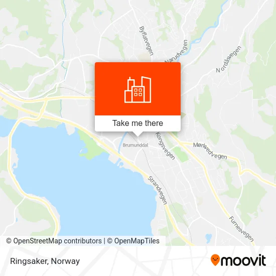 Ringsaker map