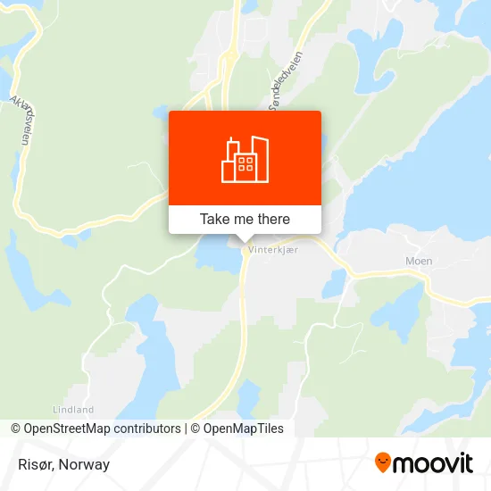 Risør map