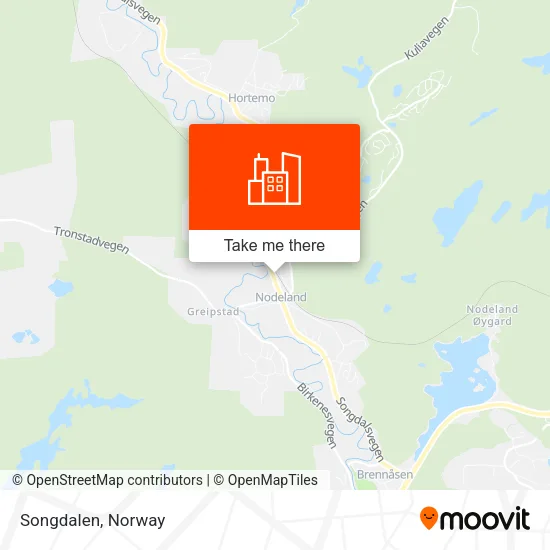 Songdalen map