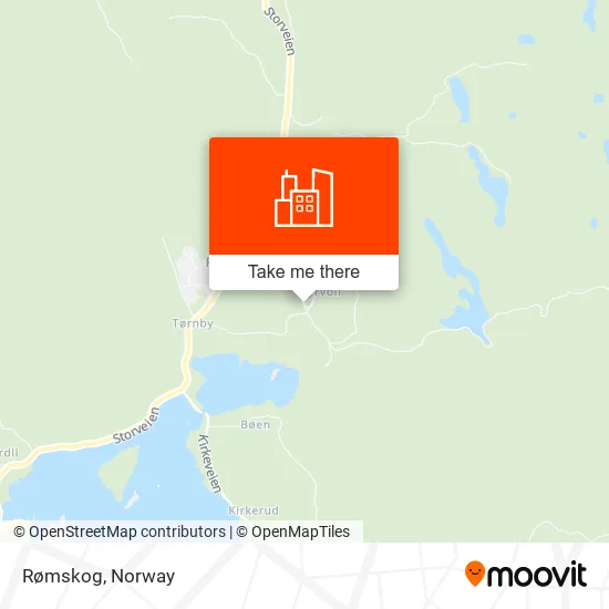 Rømskog map