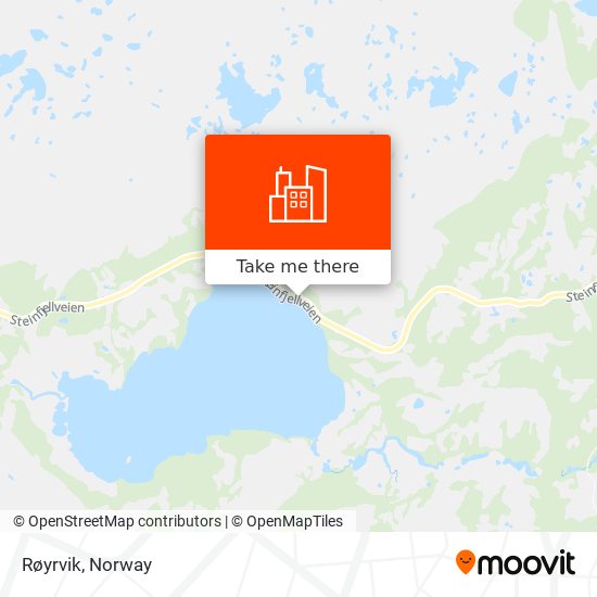 Røyrvik map