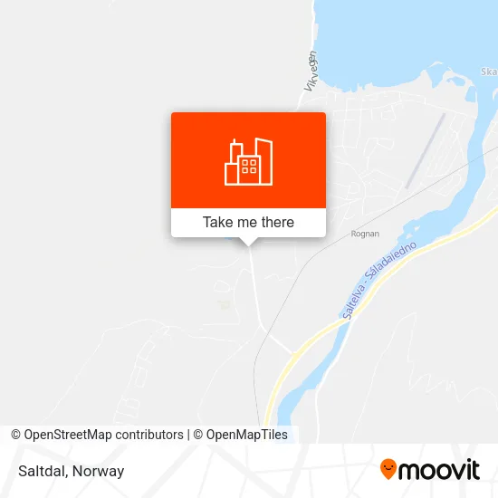 Saltdal map