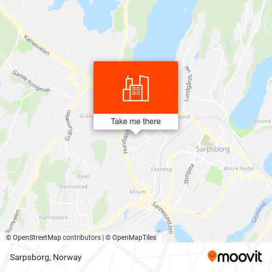 Sarpsborg map
