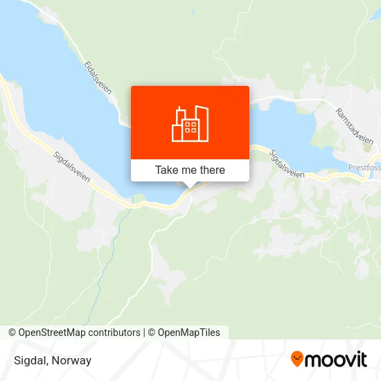 Sigdal map