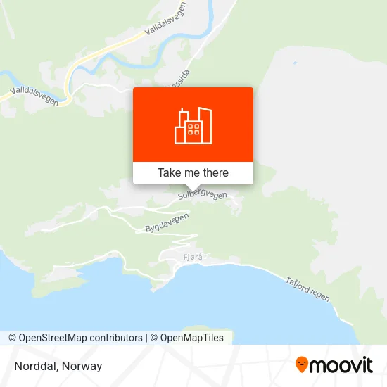 Norddal map