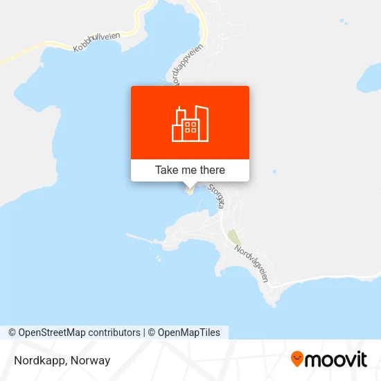 Nordkapp map