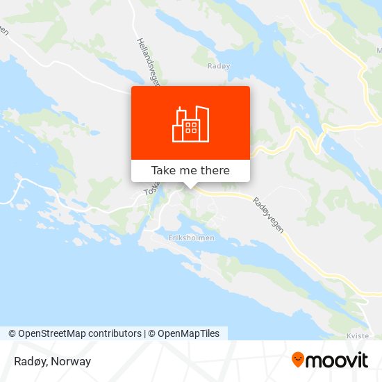 Radøy map