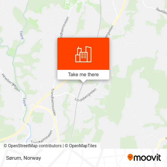 Sørum map