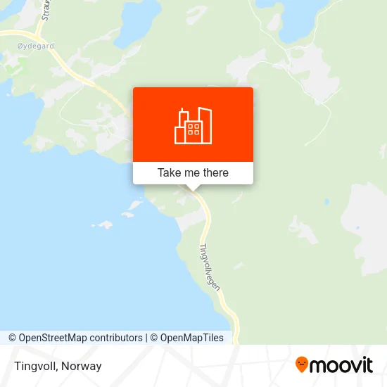 Tingvoll map