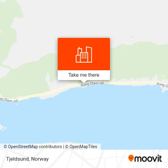 Tjeldsund map