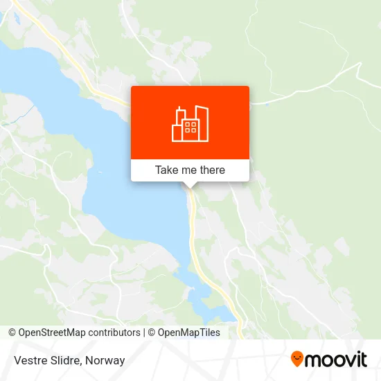 Vestre Slidre map