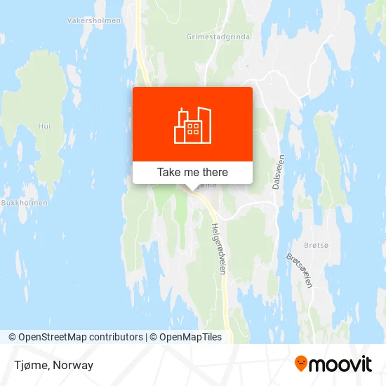 Tjøme map