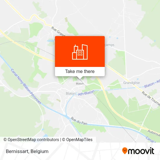 Bernissart map