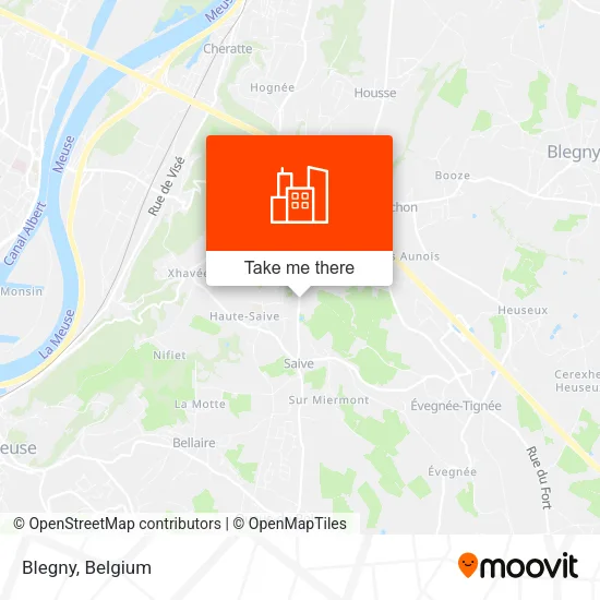 Blegny map