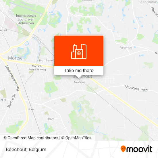 Boechout map