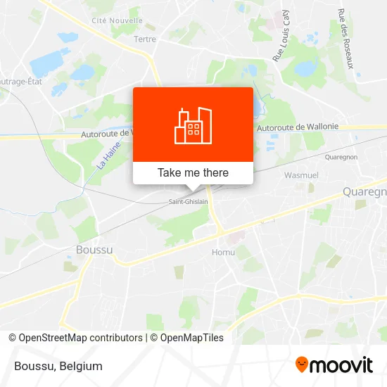 Boussu map