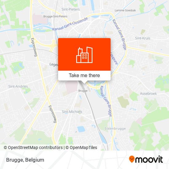 Brugge map