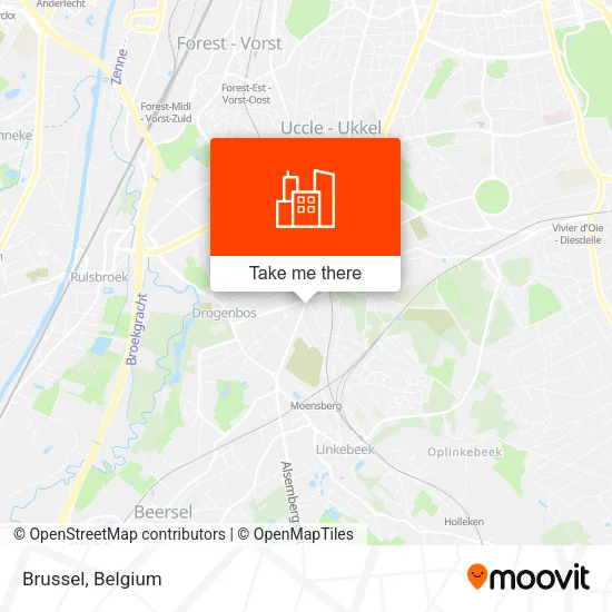 Brussel map