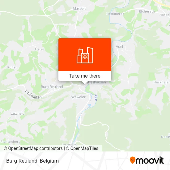Burg-Reuland map