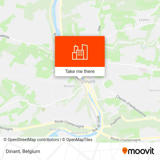 Dinant map