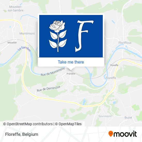 Floreffe map