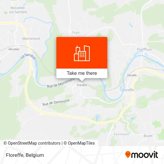 Floreffe map