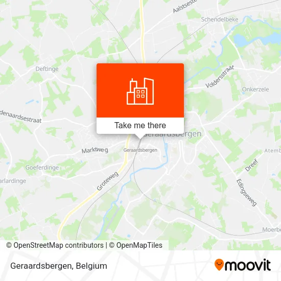 Geraardsbergen map