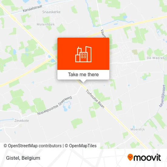 Gistel map