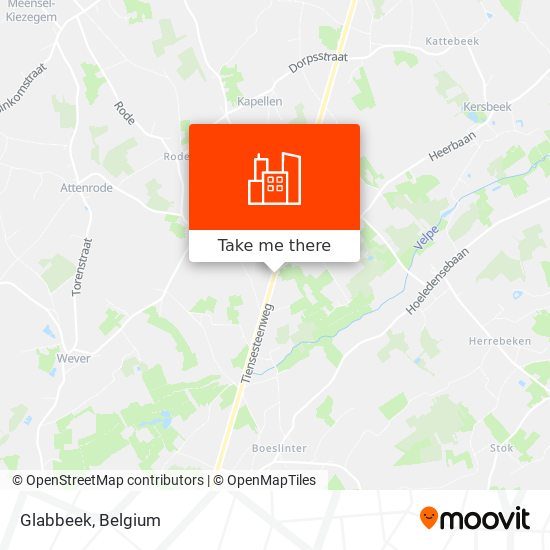 Glabbeek map