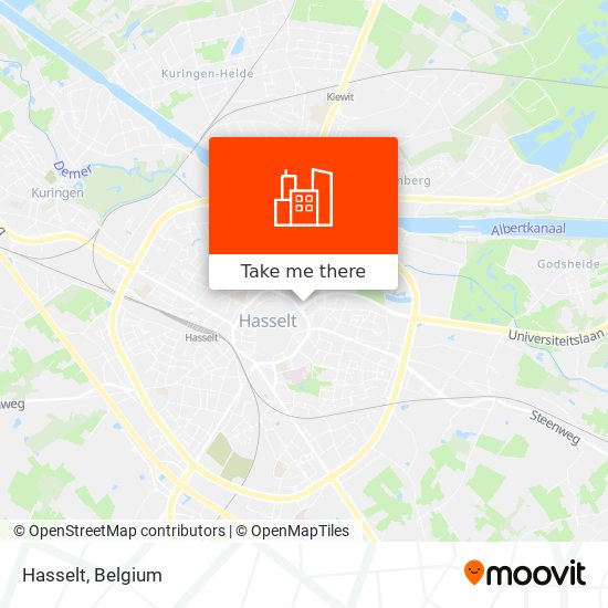 Hasselt map