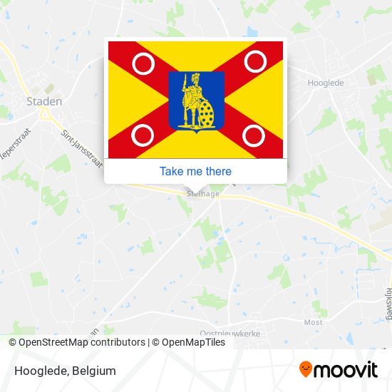 Hooglede map