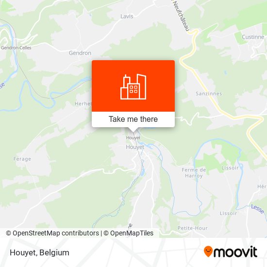 Houyet map