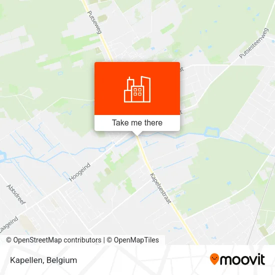 Kapellen map