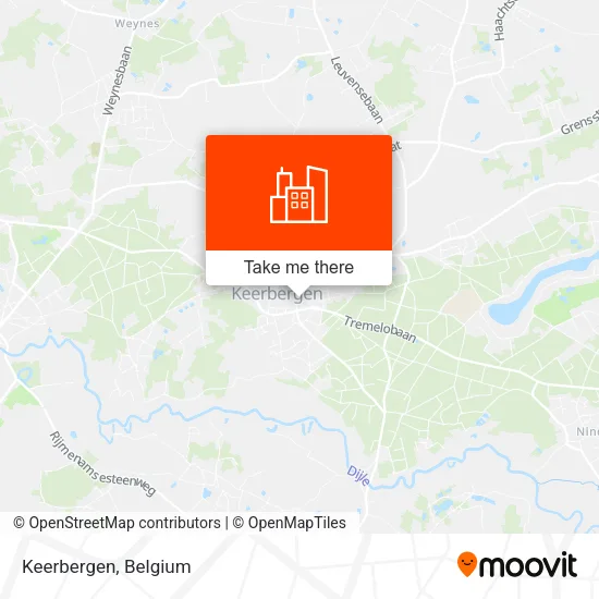 Keerbergen map