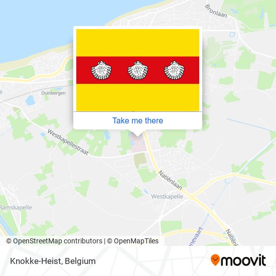 Knokke-Heist map