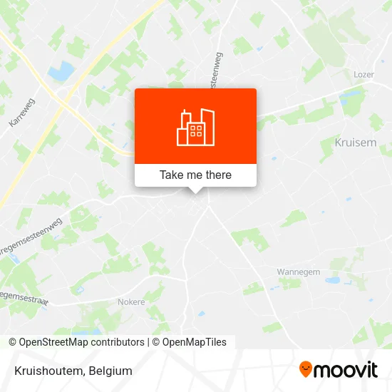 Kruishoutem map