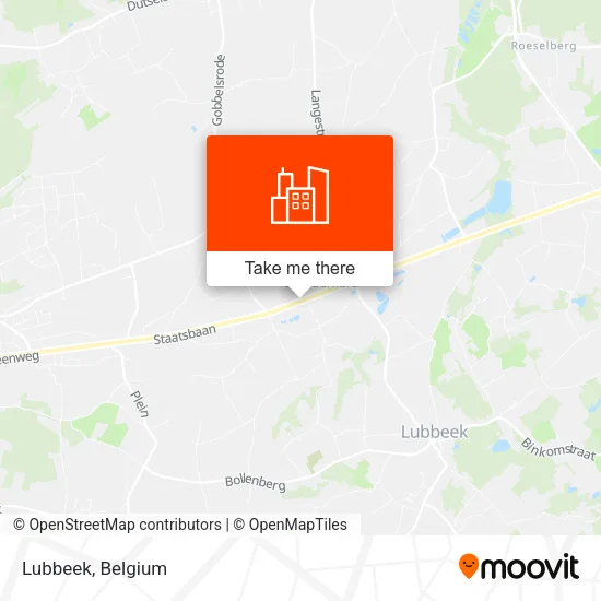 Lubbeek map