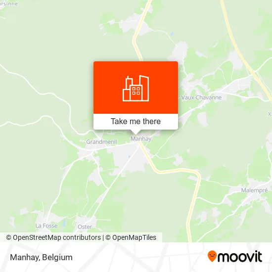Manhay map