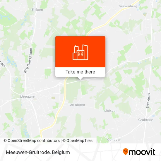 Meeuwen-Gruitrode map