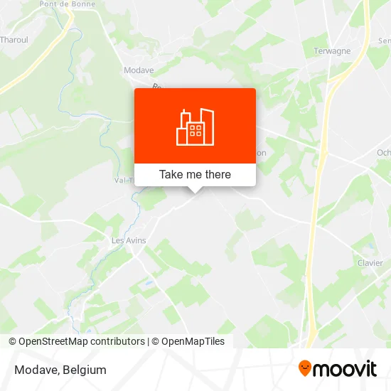 Modave map