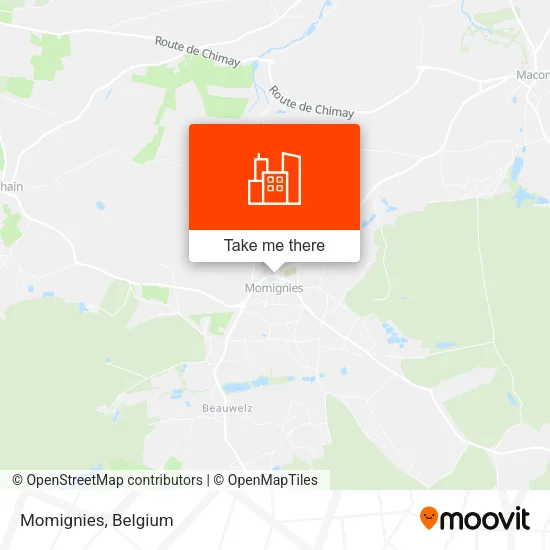 Momignies map