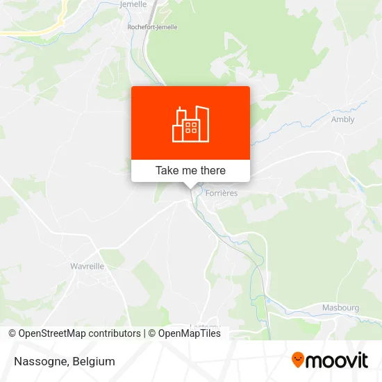 Nassogne map